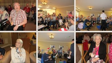 Carol Concert with Osmotherley Brass Band at Park House care home